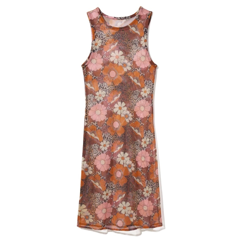 Inamorata woman “Sol Dress” in Leopard Floral